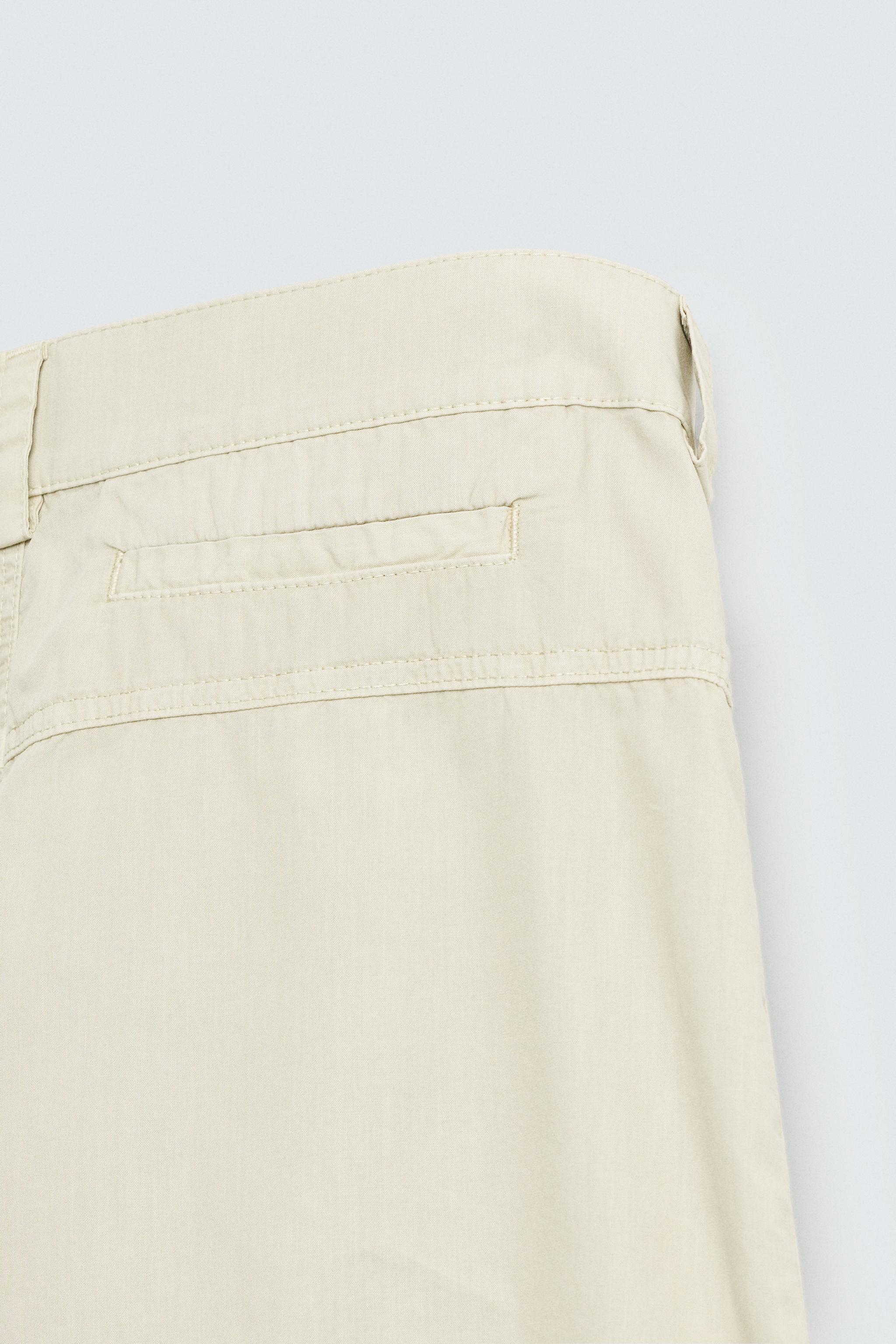 WASHED COTTON BERMUDA SHORTS